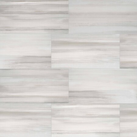 Ackland Glacis Pewter 12 in. x 24 in. Matte Porcelain Floor and Wall Tile, 6PK AKNPTGLAPEWT12X24M-CA